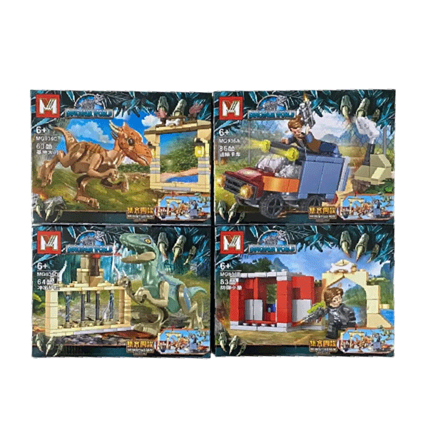 Bloques simil lego Dino 80pzs