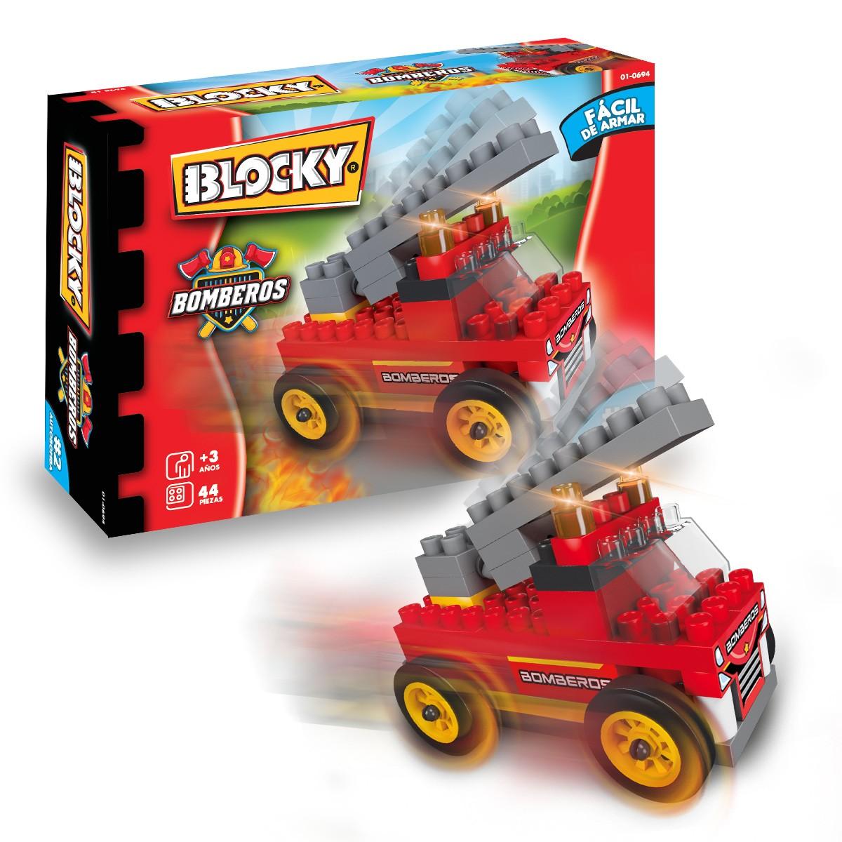 Blocky mini Bomberos 44pz