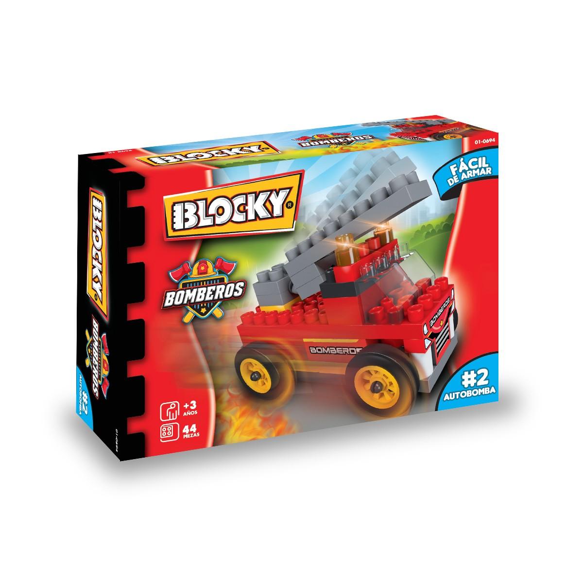 Blocky mini Bomberos 44pz