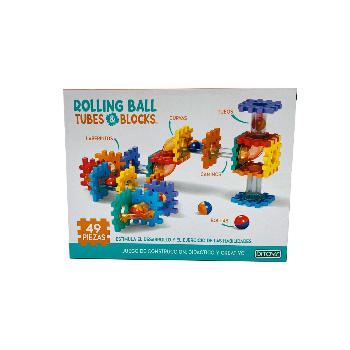 Rolling Ball Tubes & Blocks 49pz