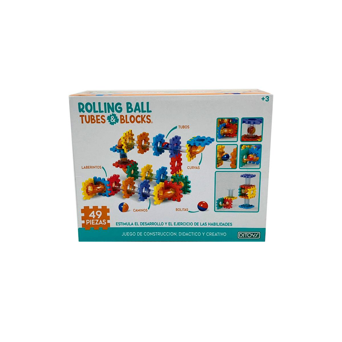 Rolling Ball Tubes & Blocks 49pz