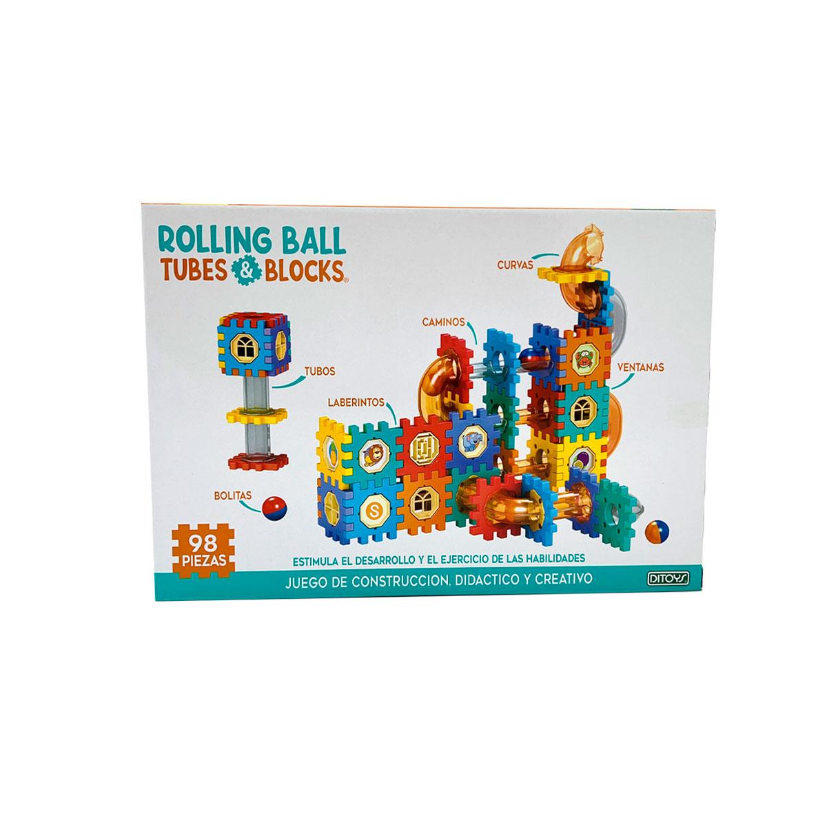 Rolling Ball Tubes & Blocks 98pz