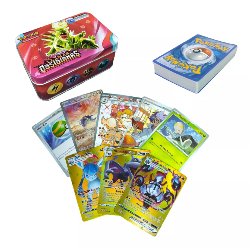 Cartas pokemon lata chica	