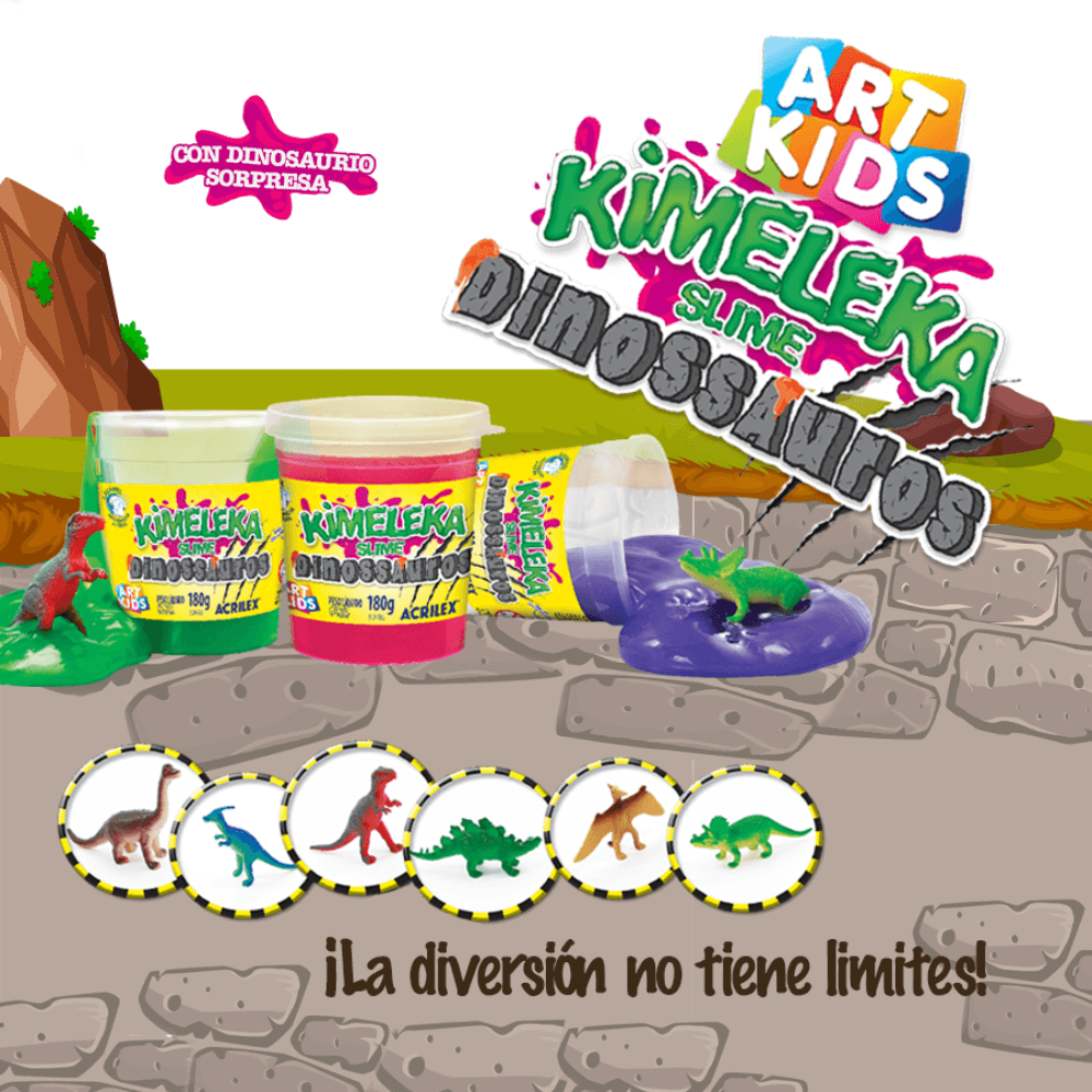 Kimeleka Slime Dinosaurios