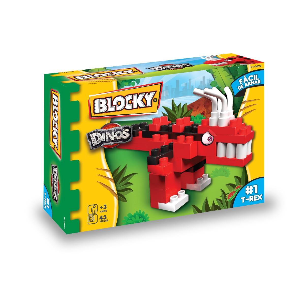 Blocky mini dinos 43pz