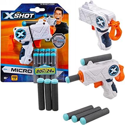 Pistola Micro X-Shot c/dardos
