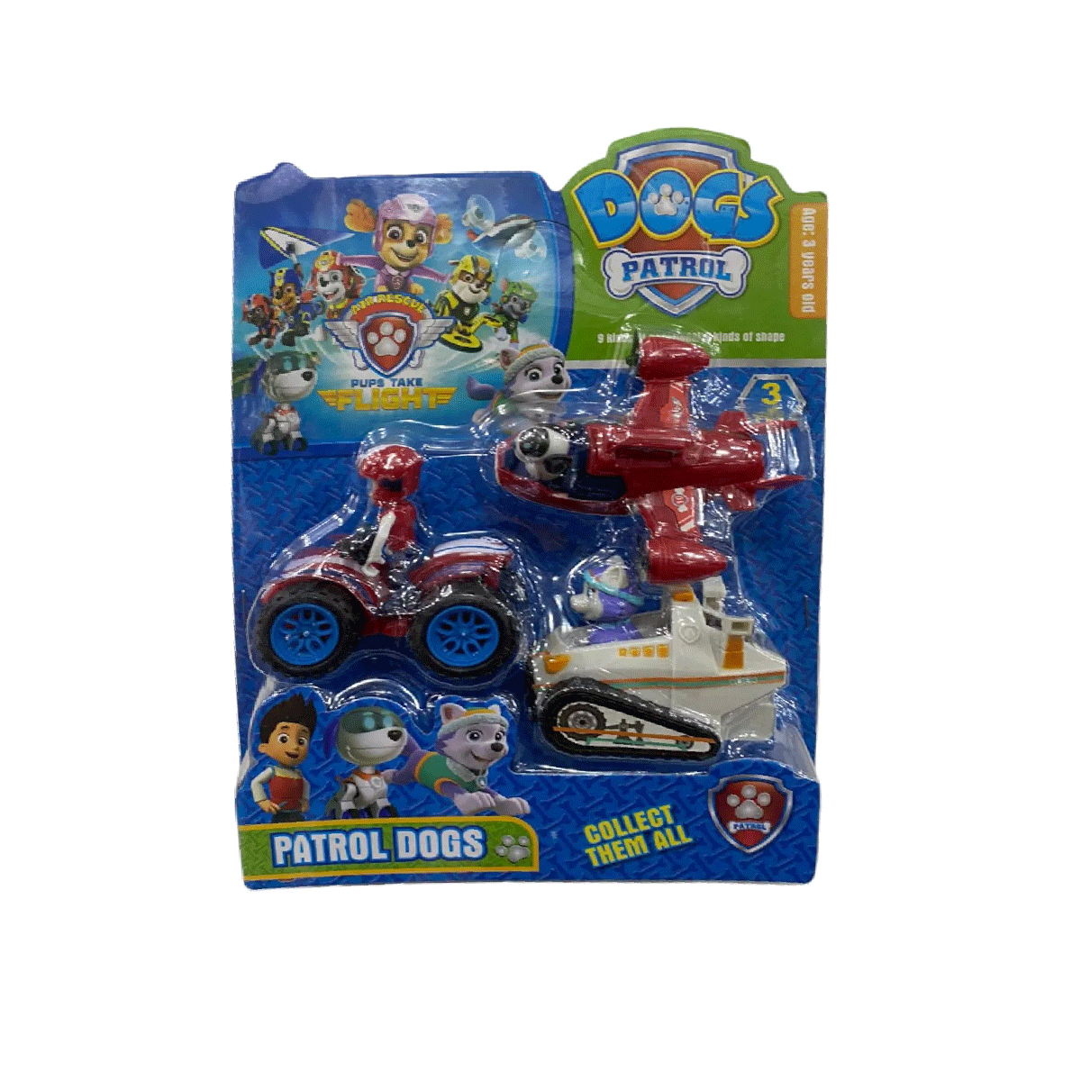 Paw Patrol x 3 blister