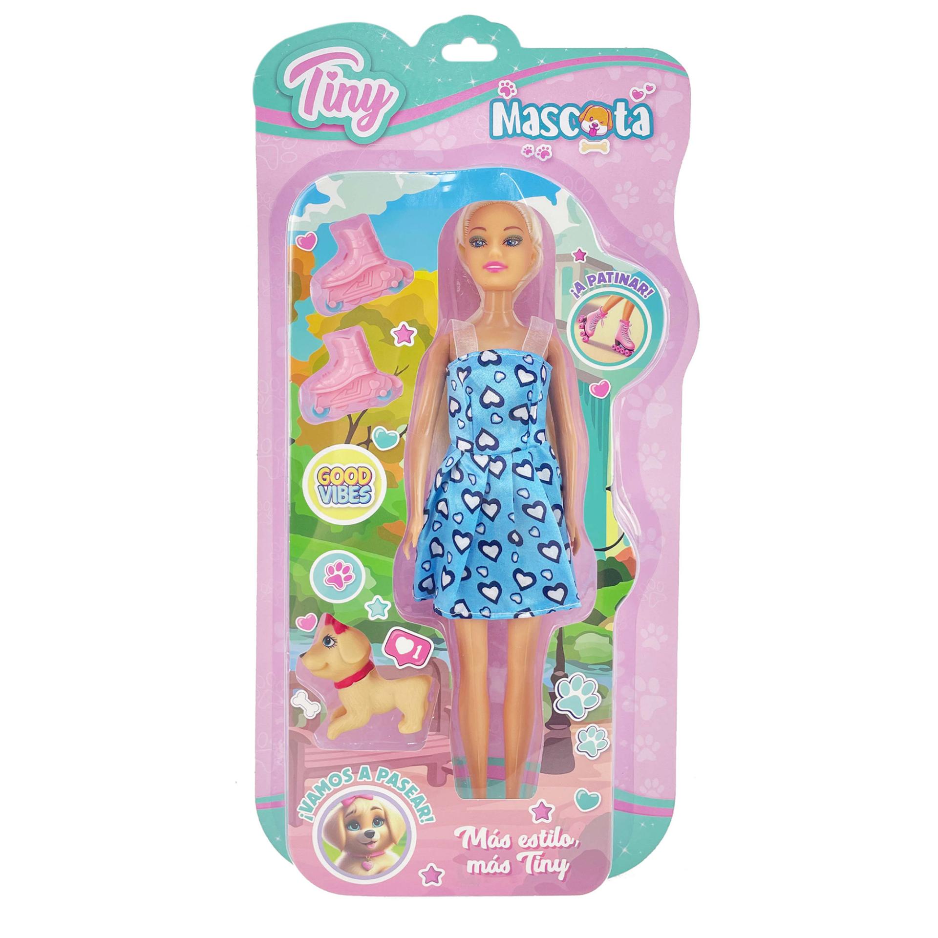 Muñeca Tiny y su mascota-54915