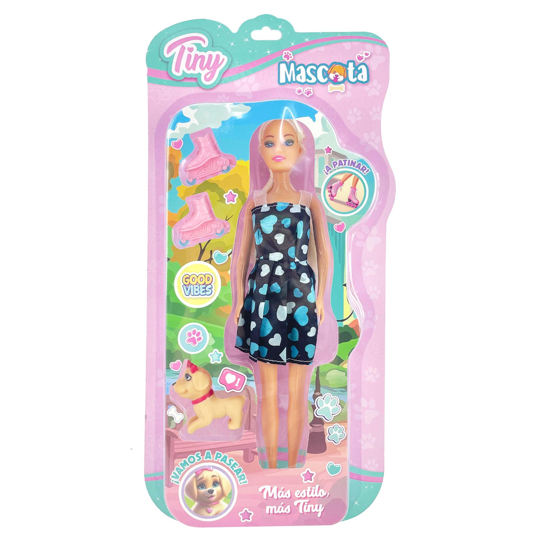 Muñeca Tiny y su mascota-54915