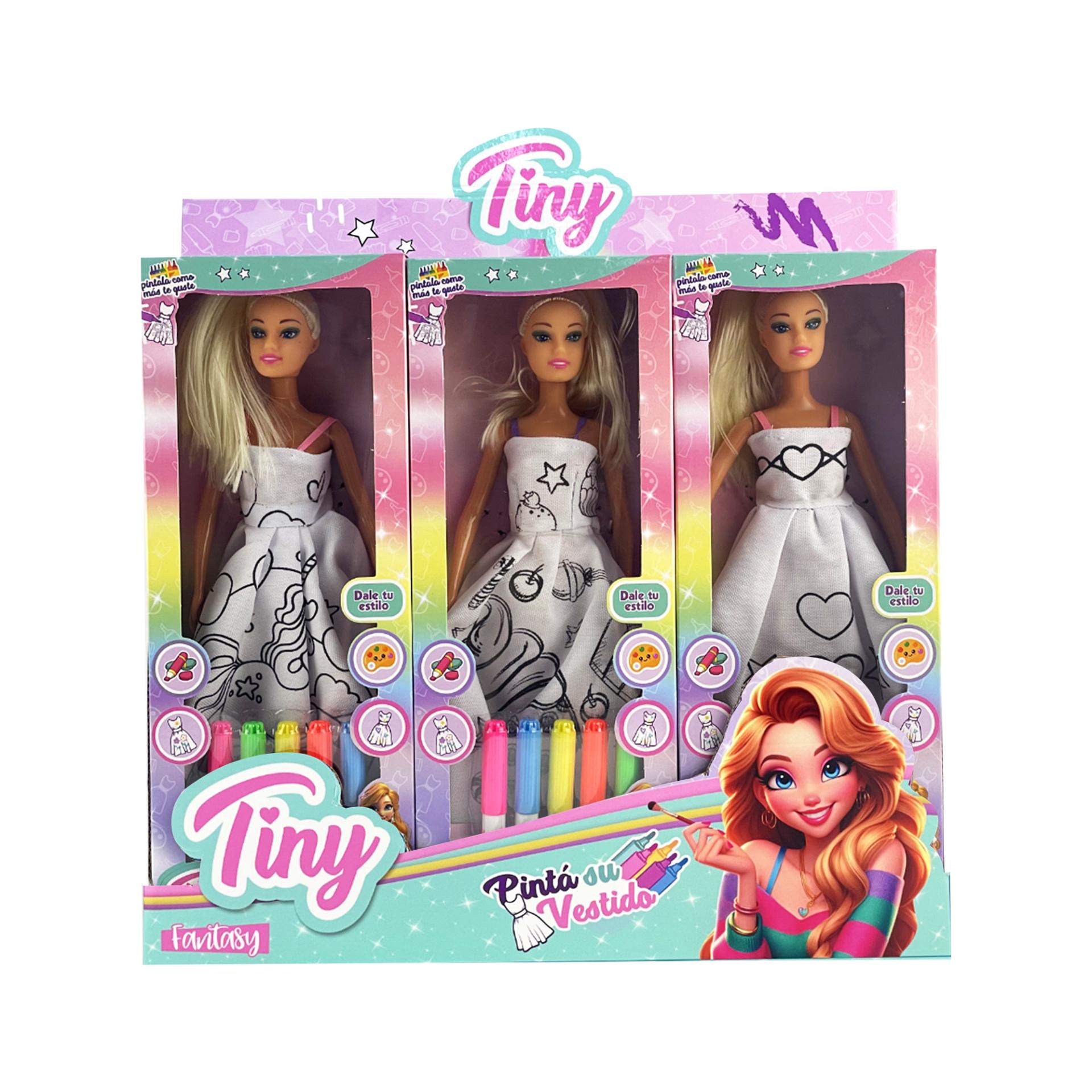 Muñeca Tiny para pintar-55035