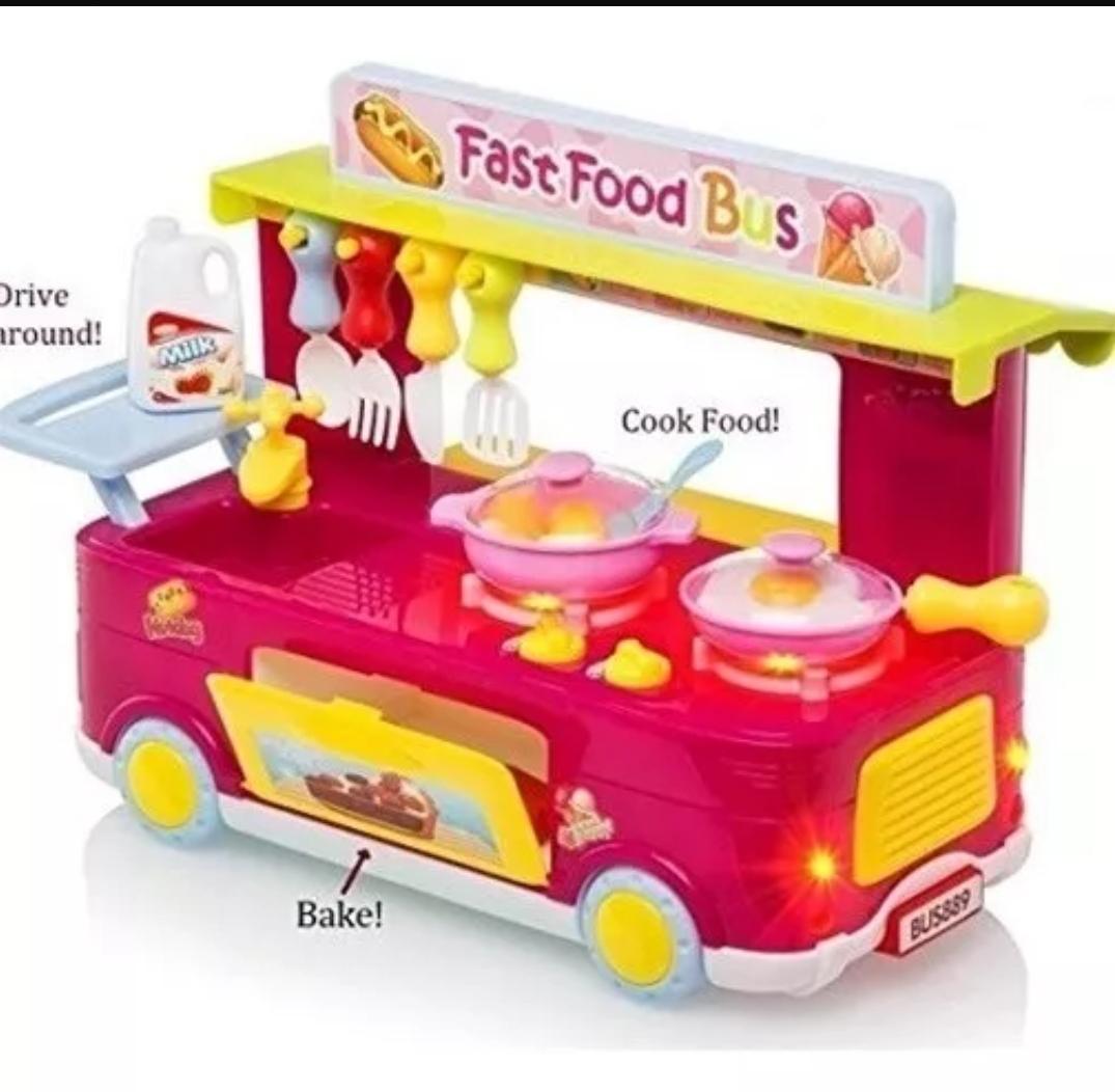 Fast food school bus