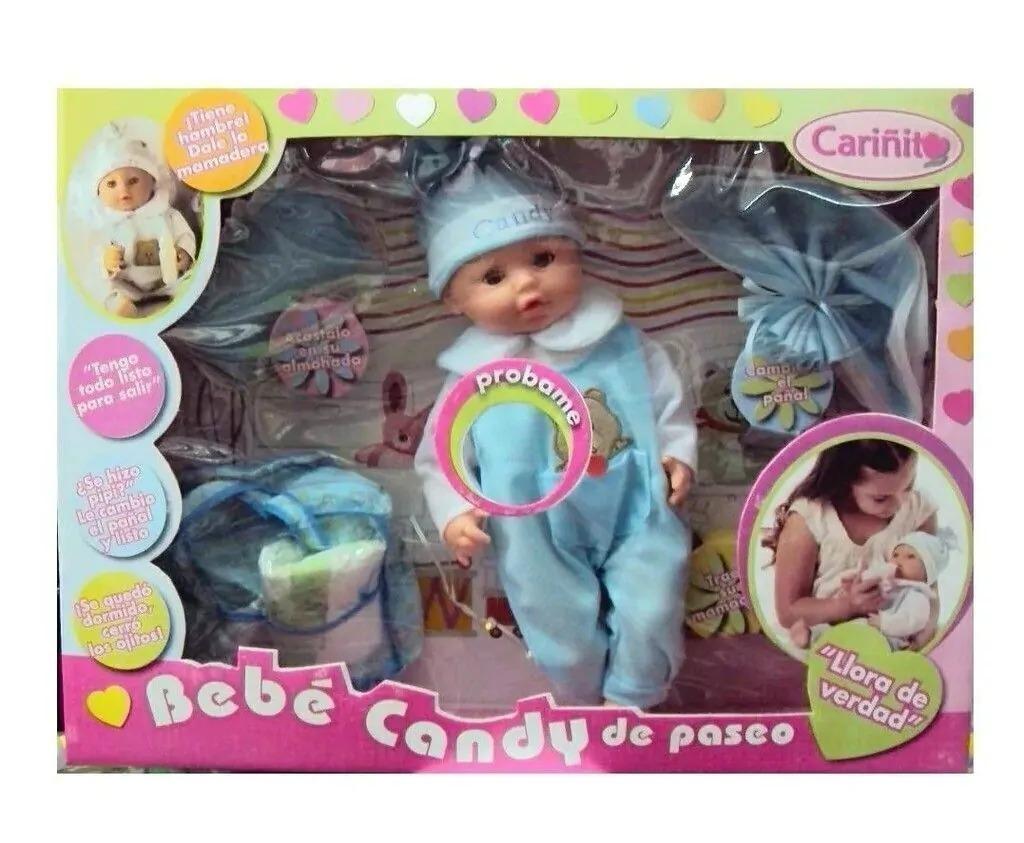 Bebe Candy de paseo llora